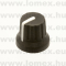 KN1614-6T-BK/WE (   ) RoHS FORGATÓGOMB FEKETE/FEHÉR - 06-03-34