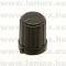 KN1316-6T-BK/BK (   ) RoHS FORGATÓGOMB FEKETE/FEKETE - 06-03-44