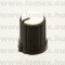 KN1316-6T-BK/WE (   ) RoHS FORGATÓGOMB FEKETE/FEHÉR - 06-03-48