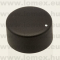 D=6 (   )  FORGATÓGOMB  FOGAZOTT FEKETE 31MM - 06-03-89