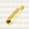 M3x15mm+6mm (FEM) KÜLSŐ-BELSŐ FÉM TÁVTARÓ - 14-00-87