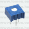 3386P-1-100 (BOU)  10R0 CERMET FEKVŐ ZÁRT 1#- - 05-02-30