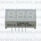 BA36-12LSRWA (KIN) RoHS 7 SEG THREE SRED - 35-02-84