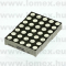 TA20-11SRWB (KIN) RoHS 5x7 MATRIX RED BLACKFACE - 35-03-26