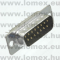 DB-15DP (T-T) RoHS DSUB 15 P APA - 43-00-46