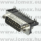 DB-15RP-C (T-T) RoHS DSUB 15 P APA 90° - 43-00-58