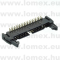 DHR-40 (T-T) RoHS SZAL.KABEL  40 P APA 90° - 43-01-44