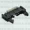 DHR-20 (T-T) RoHS SZAL.KABEL  20 P APA 90° - 43-01-78