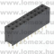 FHDH2.54-20 (T-T) RoHS HÜVELY  10x2 P - 43-07-76