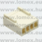 NCH254-04 (G-S) RoHS TÁPCSATL. 2.54mm  4P ANYA - 43-09-08