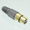 CANNON  3 P  ANYA  XLR-3S-03    LENGŐ ARANY  A-V - 43-09-42
