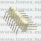 NCW254-08R (G-S) RoHS TÁPCSATL. 2.54mm  8P APA 90° - 43-09-99