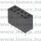 FHDH2.54-10 (T-T) RoHS HÜVELY   5x2 P - 43-11-21