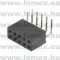 FHDHR2.54-10 (T-T) RoHS HÜVELY   5x2 P 90° - 43-11-38