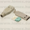 USB-A 4P APA +HÁZ  USB-A04M-BH (   ) CRIMP - 43-14-76