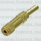 JS35-10  JACK 3.5mm ANYA MONO LENGŐ ARANY - 43-15-31