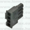 NCHS300-04F (G-S) RoHS TÁPCSATL. 3.00mm  4P(1x4P) ANYA HÁZ - 43-19-35