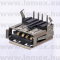 USB-A 4P ANYA 90° H USB-A04FH-SL (   ) RoHS - 43-20-98