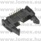 DHR-14L (   )  SZAL.KABEL  14 P APA 90° - 43-21-27