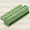 TLPS100V-10P (TLM) RoHS SORKAPOCS 10P RM3.81 DUGASZOLHATÓ CSAVAROS - 43-25-74