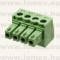 TLPS100V-04P (TLM) RoHS SORKAPOCS 4P RM3.81 DUGASZOLHATÓ CSAVAROS - 43-26-81