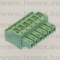 TLPS100V-06R (TLM) RoHS SORKAPOCS 6P RM3.81 DUGASZOLHATÓ CSAVAROS - 43-27-89