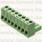 TLPS300V-08P (TLM) RoHS SORKAPOCS 8P RM5.08 DUGASZOLHATÓ CSAVAROS - 43-27-96