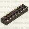 HÜVELY   8x2 P SMD  SFHDH254/254-16-3.56 (T-T) RoHS 2.54/2.54mm  H=3.56mm SMD - 43-29-20
