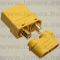 TÁP  LV  DC POWER   90A  XT90H-F  2 P  ANYA  LENGŐ + HÁZ BATTERY CONN. - 43-29-25