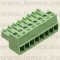 TLPS100V-08P (TLM) RoHS SORKAPOCS 8P RM3.81 DUGASZOLHATÓ CSAVAROS - 43-29-92