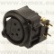 NC4FAH    XLR  4 P ANYA (NTR)  NEUTRIK PCB 90° - 43-31-08