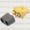 XT60L-F.G.Y (AMA) RoHS  2P  ANYA LENGŐ + HÁZ + LOCK - 43-32-55