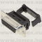 FDB-15S(M)-TP_BK (T-T) RoHS DSUB 15 P ANYA BLACK - 43-32-75