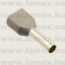 TE4012-GREY (KST) RoHS ÉRVÉGHÜVELY DUPLA ÉRHEZ SZÜRKE - 43-33-05