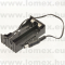 BH2-18650-2 (FEM) ELEMTARTÓ 2x18650 ELEMTARTÓ VEZETÉK+DC TÁPCS. - 43-33-24
