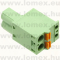 2EDGKD-5.08-02P-14 (DEG) RoHS SORKAPOCS 2P RM5.08 DUGASZOLHATÓ RUGÓS - 43-35-60