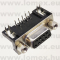 DS1037-09FNAKT74-0CC (CNF) RoHS DSUB 9P ANYA 90° NYÁKBA - 43-40-20