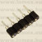 DS1002-01-1x5V13-JK (CNF) RoHS HÜVELY 5P PRECI 2.54mm H=3.0mm TÖRD. - 43-41-96