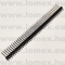 DS1021-2x40SF136-B (CNF) RoHS TÜSKESOR 40x2P 4.5/3 2.54x2.54mm PIN . 0.64x0.64 TÖRD. - 43-42-34
