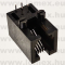 DS1132-01-S40BX (CNF) RoHS TELEFON 4/4 ANYA 90° NYÁK LOW PR FEKETE RJ-9/RJ9 - 43-42-68