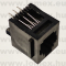 DS1133-02-S60BS (CNF) RoHS TELEFON 6/6 ANYA 180° NYÁK FEKETE RJ-12/RJ12 - 43-42-71