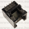 DS1134-05-S80BX (CNF) RoHS TELEFON 8/8 ANYA 90° NYÁK LOW PR FEKETE RJ-45/RJ45 - 43-42-74