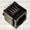 DS1134-06-S80BS (CNF) RoHS TELEFON 8/8 ANYA 180° NYÁK FEKETE RJ-45/RJ45 - 43-42-75