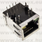 DS1134-12-S8LB (CNF) RoHS TELEFON 8/8 ANYA 90° NYÁK SINGLE LED RJ-45/RJ45 - 43-42-77