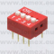 SDIP-4 (T-T) RoHS DIP SWITCH  4 - 45-01-07