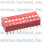 SDIP-10 (T-T) RoHS DIP SWITCH 10 - 45-01-56