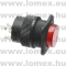 R13-508BL-05B-RED (SCI) RoHS PUSH B. D=16 2P SPST - 45-03-42