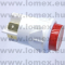 C7051AF (ARC) NOPB PUSH B. D=25 4P DPST - 45-03-57