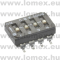 1825006-7  (TYC) RoHS 4P DIP SWITCH SMT - 45-04-18