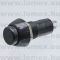 PBS-11BBLACK (FEM)  PUSH B. D=12 2P SPST - 45-05-34